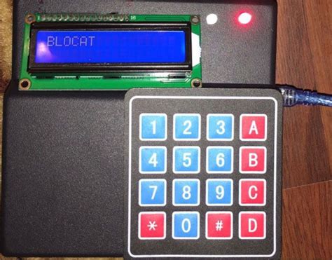 an electronic device with a blue screen and numbers on it