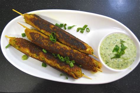 Veg Seekh kabab | Soya Seekh Kabab - MUMMY RECIPES