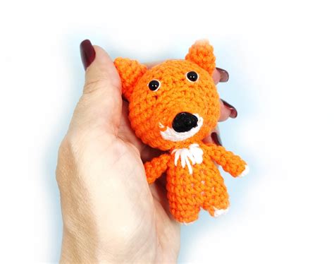 Amigurumi crochet pattern Fox cute Fox Crochet PATTERN PDF | Etsy