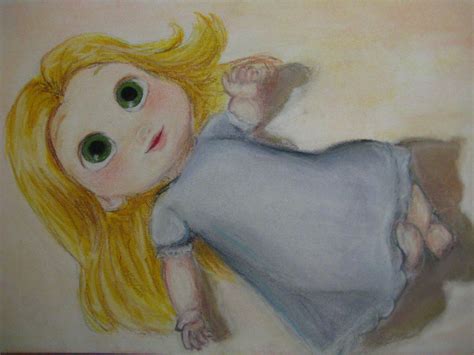 Baby Rapunzel Drawing at GetDrawings | Free download