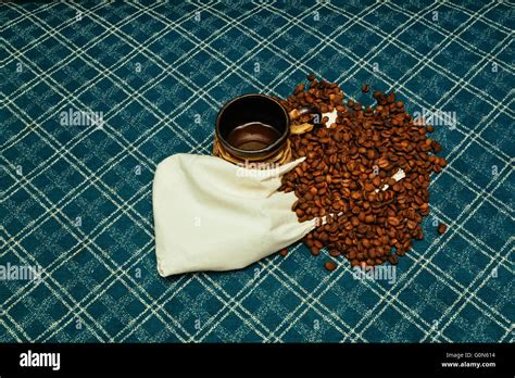 coffee beans roasted aroma aromatic Stock Photo - Alamy