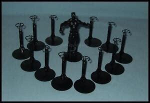 12 Black Action Figure DISPLAY STANDS fit 3.75" Marvel Legends Avengers | eBay