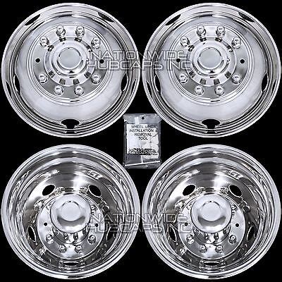 05-23 FORD F450 F550 Truck 19.5" 10 Lug Dual Wheel Simulators Rim Covers Liners | eBay