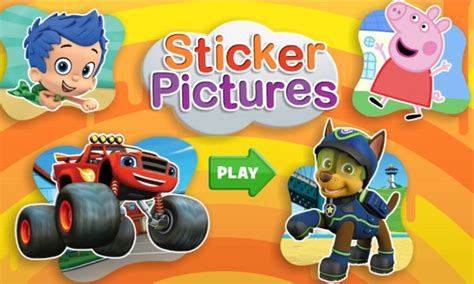 Nick Jr.: Sticker Pictures | NuMuKi