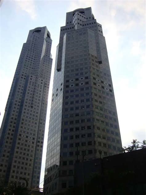 UOB Plaza One - Kenzo Tange Singapore Skyscraper - e-architect