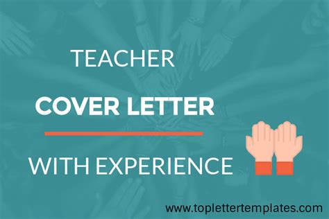 Sample Teacher Cover Letter With Experience - Top Letter Templates