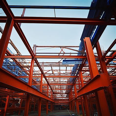 Construction Industry Construction Industry Metallurgy Steel Structure Background, Construction ...