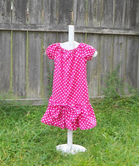 Girls Pink Polka Dot Dress Sally Brown Costume Girls Dress up Dress 100% Cotton Charlie Brown - Etsy