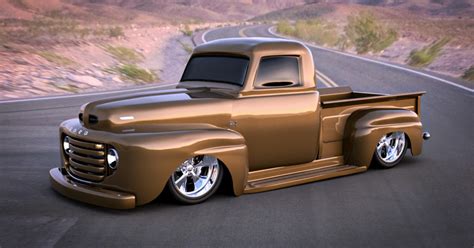 Custom Ford F1 1948 pickup truck | Autodesk Community Gallery