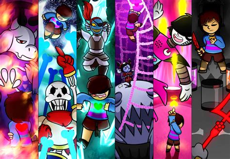 The bosses of UnderTale by Galionne on DeviantArt