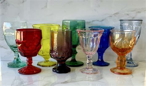 Vintage Goblets & Glassware