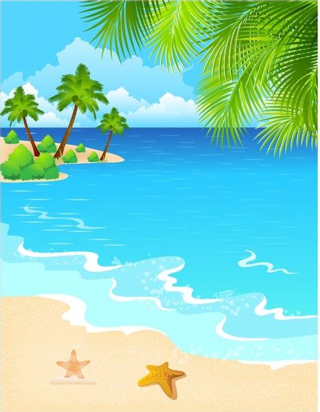 Drawing beach scene free vector download (90,838 Free vector) for commercial use. format: ai ...