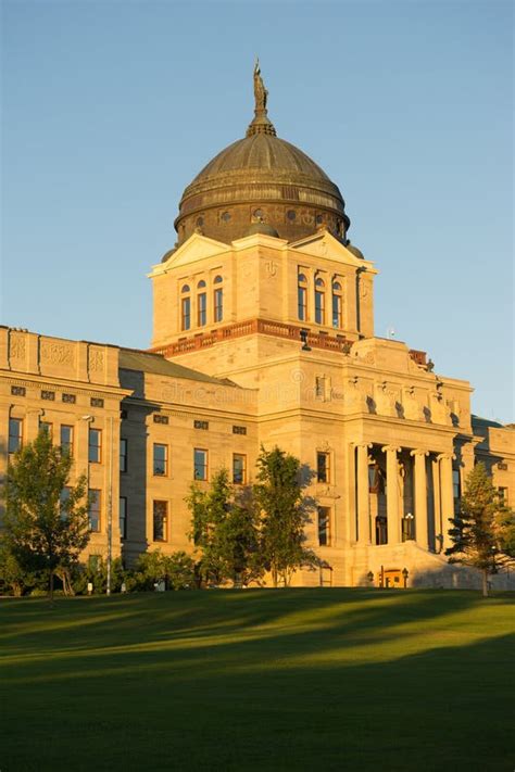 Sunrise Capital Dome Helena Montana State Building Stock Image - Image ...