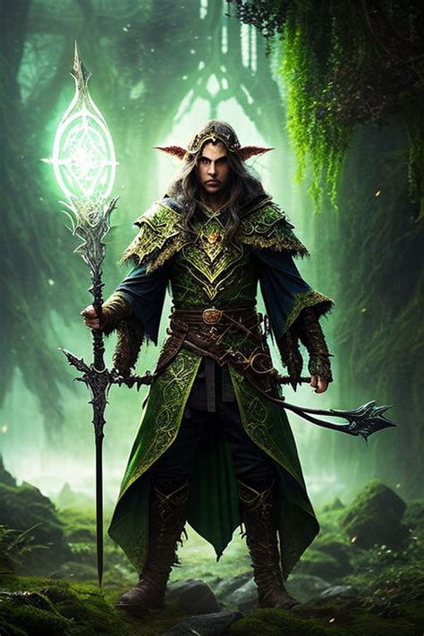 Male Elf Druid