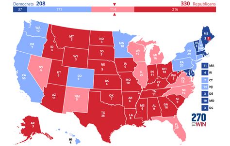 2024 Electoral Map Frontloading hq: the electoral college map (11/4/20) -- afternoon update ...