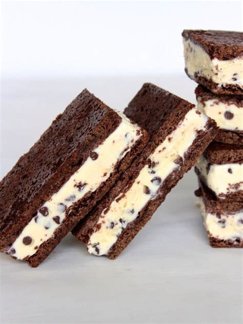 Homemade Ice Cream Sandwiches - The BakerMama