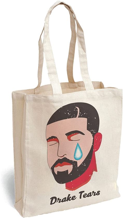 Drake Rapper Tears Canva Bag Tote Handbag Shoulder Bag Sports Leisure Picnic: Amazon.co.uk ...