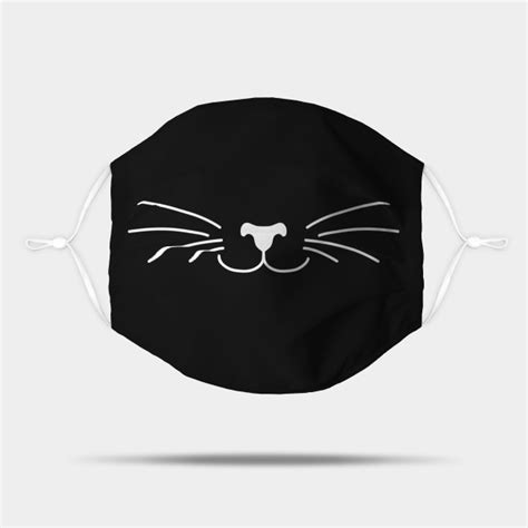 Cute cat Face Mask - Cat Face Mask - Mask | TeePublic