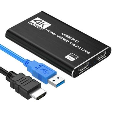 4K 1080P HD Audio Video Capture Card HDMI USB 3.0 Game Recording Live ...