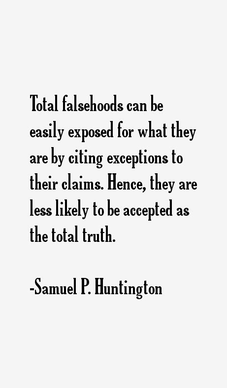 Samuel P. Huntington Quotes & Sayings