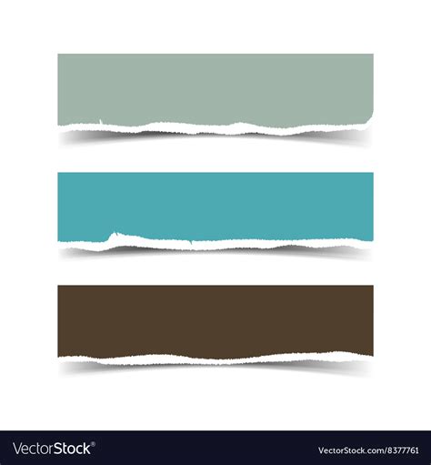 Torn paper banner Royalty Free Vector Image - VectorStock