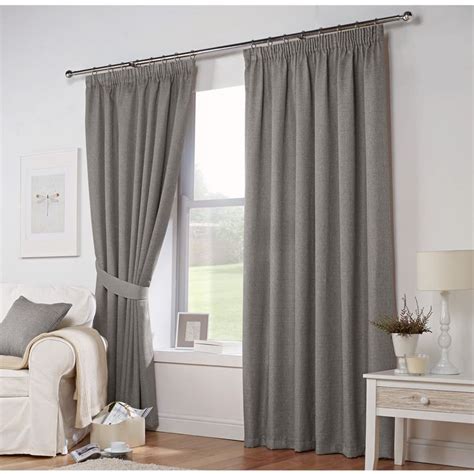 Just Contempo 90 x 108-Inch Extra-Long Fully Lined Basket Weave Curtains with Woven Linen Effect ...