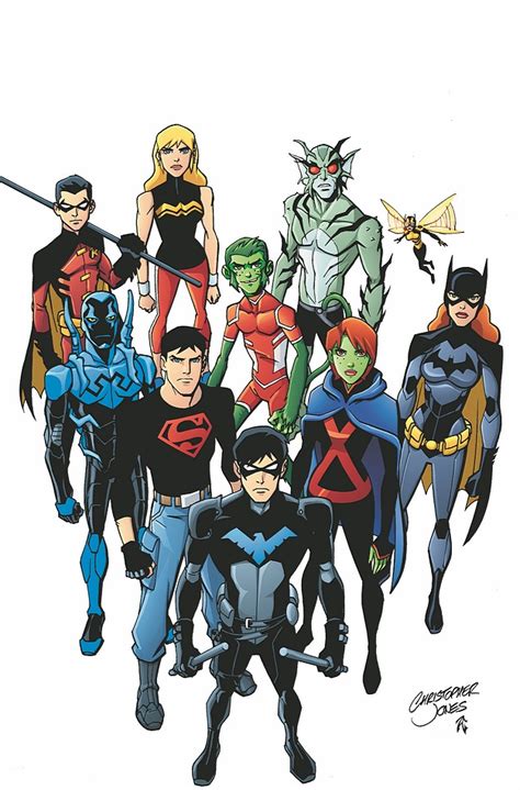 Coming in September: Young Justice INVASION! | Christopher Jones Comic Art and Illustration Blog