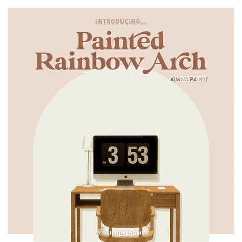 ⋒ Painted Rainbow Arch — 𝒂 𝒘𝒂𝒍𝒍𝒑𝒂𝒊𝒏𝒕 | lilalmondsim on Patreon The Sims, Sims 4 Teen, Sims 4 Mm ...