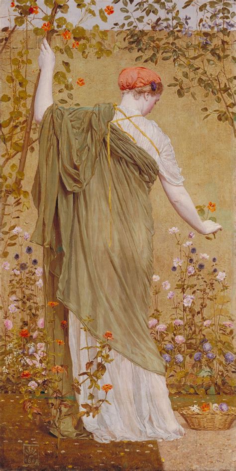 A Garden - Albert Joseph Moore - WikiArt.org - encyclopedia of visual arts