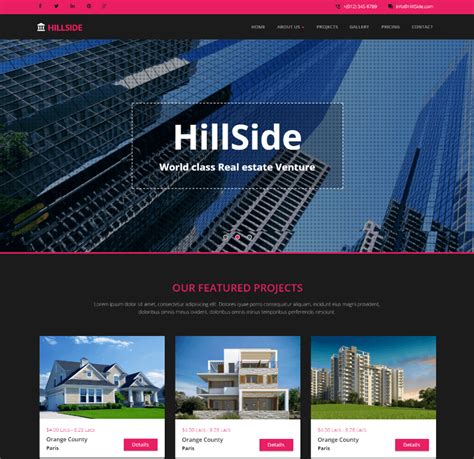 Free Real Estate Html Website Templates (Handpicked)