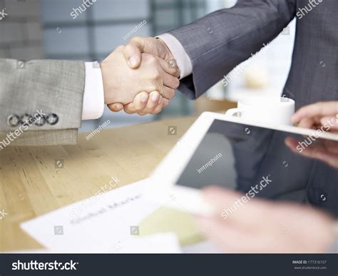 Business People Shaking Hands Office Stock Photo 177316157 | Shutterstock