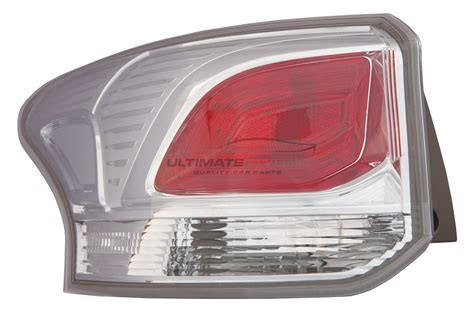 Mitsubishi Outlander Rear Light / Tail Light - Passenger Side (LH), Rear - Non-LED