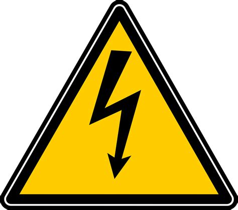 Free vector graphic: Lightning, Sign, Black, Yellow - Free Image on ...