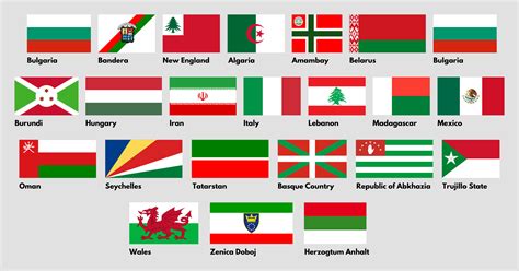 Green White Red Flag: +20 Countries With These Colors - Eggradients.com