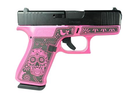 Glock 43X "Pink Pearl Sugar Skull Medusa" - 9MM PISTOL - GLPX4350201SKP ...