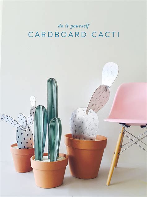 DIY Cactus out of Cardboard