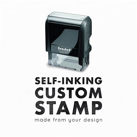 Self Inking - Custom Made Rubber Stamp — Modern Maker Stamps