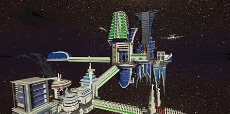 Epic Space station | Minecraft Map