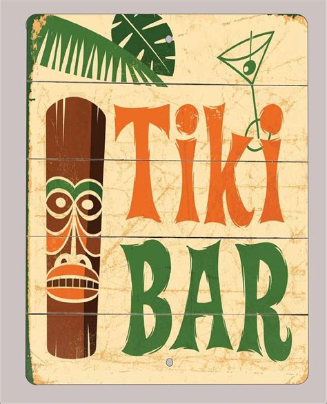 Online Store: Tiki Bar Sign