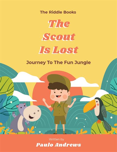 Kid's Adventure Book Cover Template [Free JPG] - Illustrator, Word, Apple Pages, PSD, PDF ...