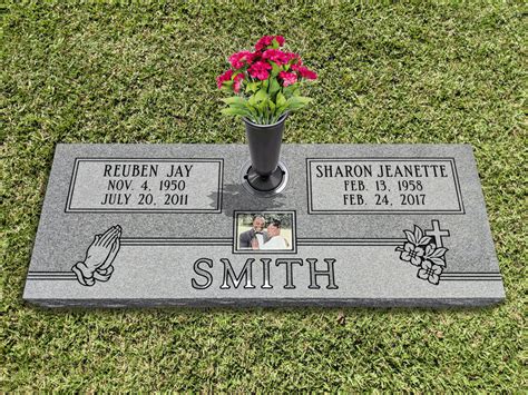 Custom Double Grave Marker Portfolio — Brown Memorials