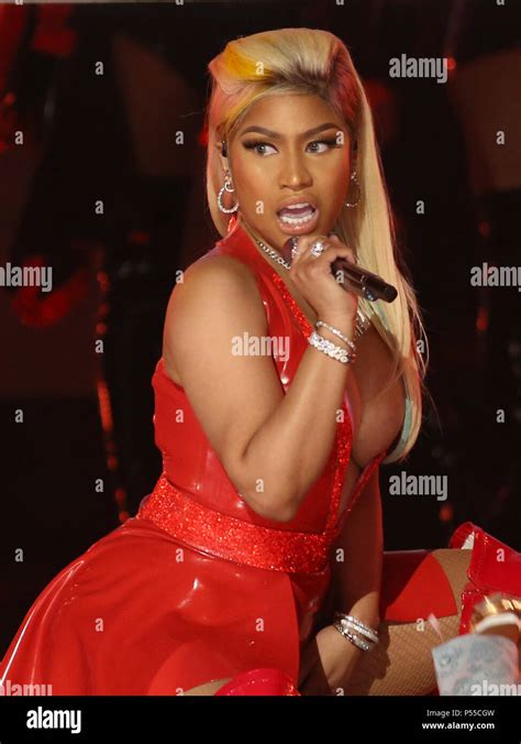 LOS ANGELES, CA - JUNE 24: Nicki Minaj, Onika Tanya Maraj, at the 2018 BET Awards - Show at the ...