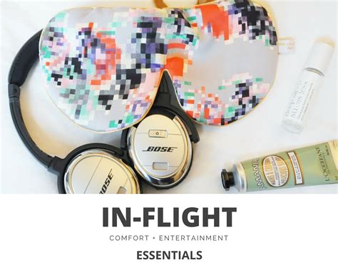 IN-FLIGHT ESSENTIALS FOR INTERNATIONAL TRAVEL - Footloose Freya