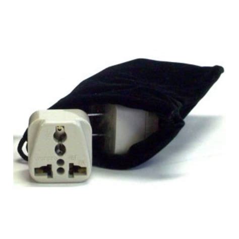 Bali Power Plug Adapters Kit with Travel Carrying Pouch - Overseas Converter