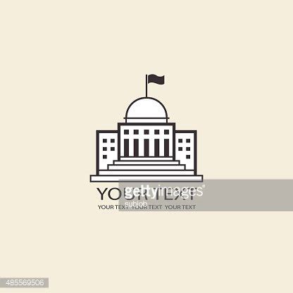 Municipality Vector Logo Set. Flat Icon Stock Vector | Royalty-Free | FreeImages