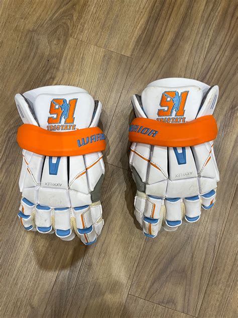 Used Warrior EVO QX Lacrosse Gloves Size XL | SidelineSwap