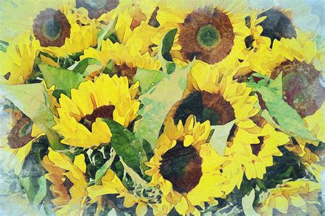 25+ Watercolor Sunflower Paintings to Give Your Day a Smile ...