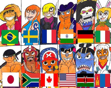 The Strawhats Nationalites by TheGreatBurg on DeviantArt