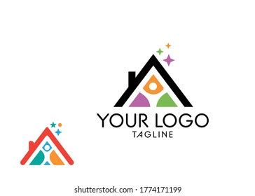 Home Vector Logo Design Template Stock Vector (Royalty Free) 1774171199 | Shutterstock