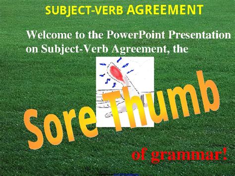 Subject Verb Agreement Ppt 1 - PDFSimpli